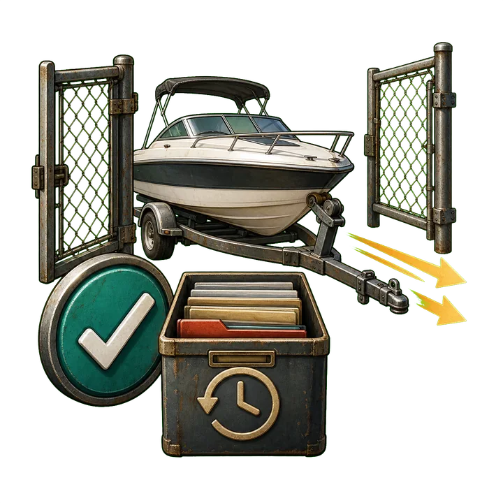 Asset move-out and archived history