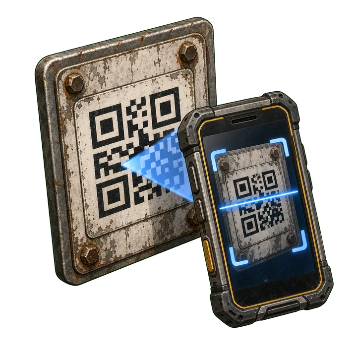 QR scanning assets